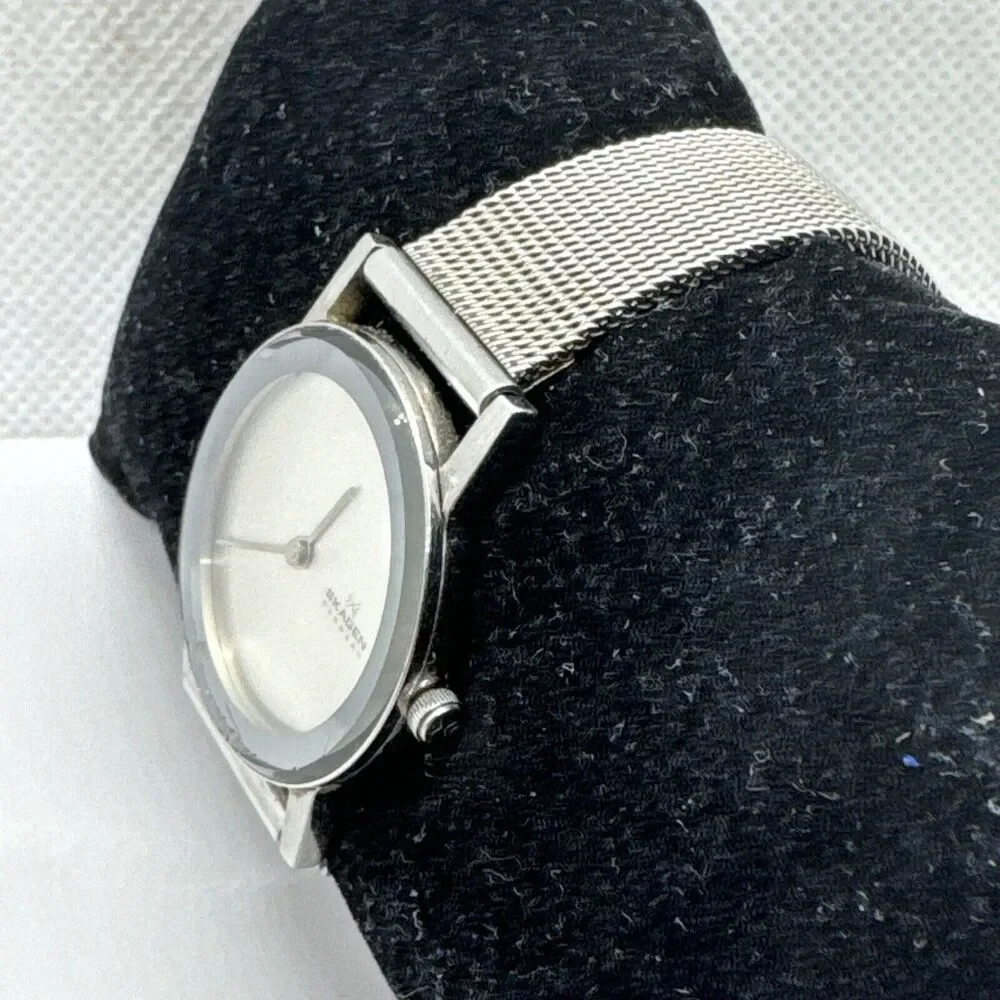 Skagen 39SSS Women's Silver Stainless Steel Mesh Analog Dial Wrist Watch JNA571